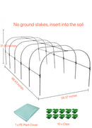 Small Greenhouses | Mini Greenhouse Hoops | DIY Garden Hoops | Portable Greenhouse for Indoor & Outdoor TTM-878-21