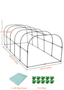 Small Greenhouses | Mini Greenhouse Hoops | DIY Garden Hoops | Portable Greenhouse for Indoor & Outdoor TTM-878-22