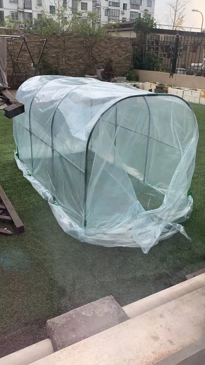 Small Greenhouses | Mini Greenhouse Hoops | DIY Garden Hoops | Portable Greenhouse for Indoor & Outdoor TTM-878