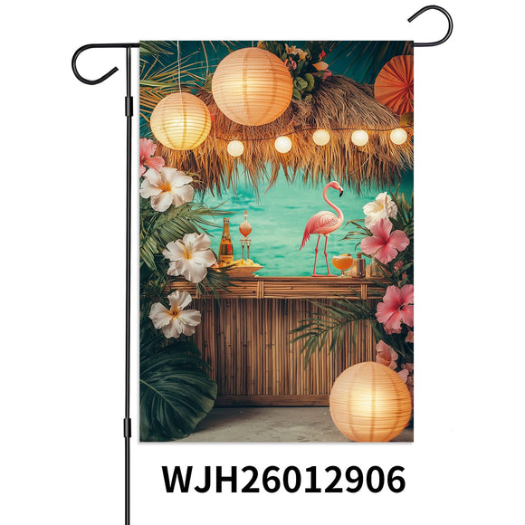 Garden Flags With Stand - 12" x 18"