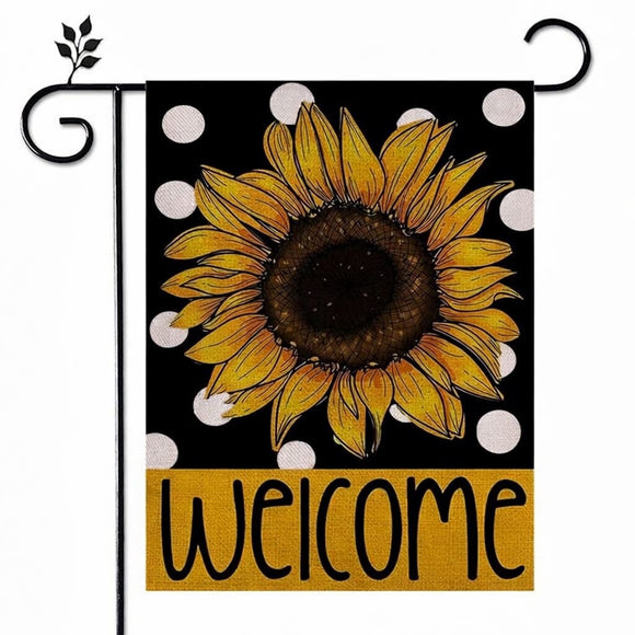 Garden Flags With Stand - 12" x 18"