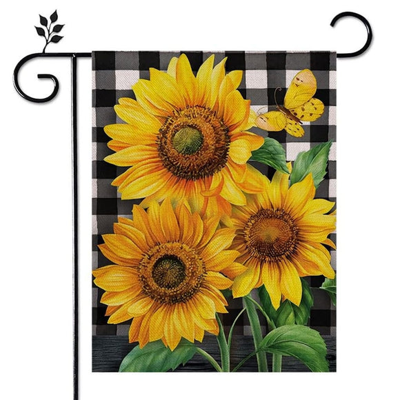 Garden Flags With Stand - 12" x 18"