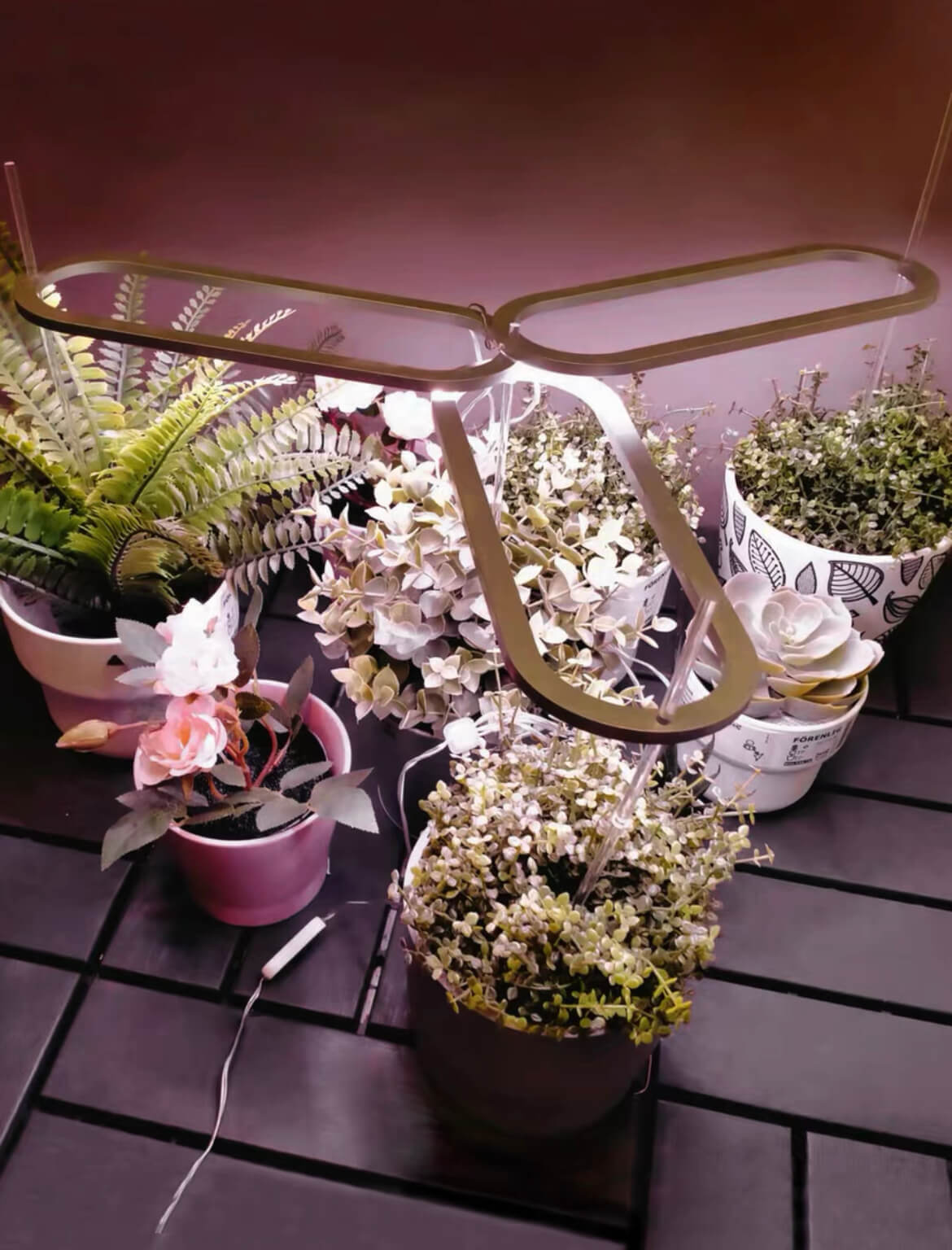 USB Grow Light | Decorative Grow Lights for Indoor Plants | Dimmable Grow Light Bulb | Cultiuana QI-601 Small Grow Light for Houseplants - 0