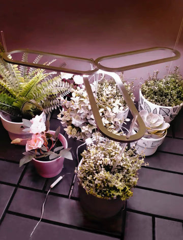 USB Grow Light | Decorative Grow Lights for Indoor Plants | Dimmable Grow Light Bulb | Cultiuana QI-601 Small Grow Light for Houseplants - 0