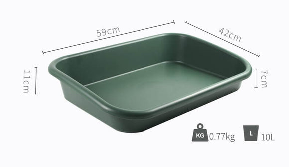 PP Plastic Tray Of Plants - Multifunctional, For Indoor Outdoor Plants Pots, 23"x17"