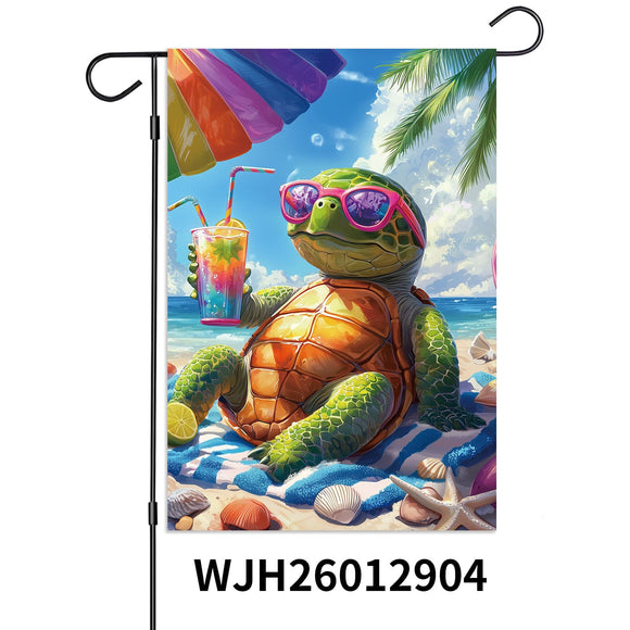 Garden Flags With Stand - 12" x 18"