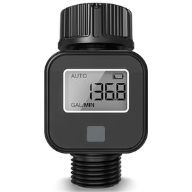 Digital Water Flow Meter for Garden Hose, RV & Irrigation | Cultiuana