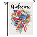 Garden Flags With Stand - 12" x 18"-40