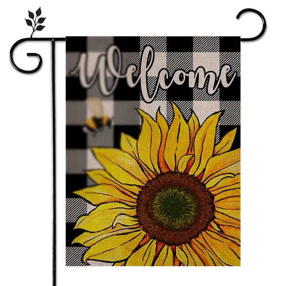 Garden Flags With Stand - 12" x 18"