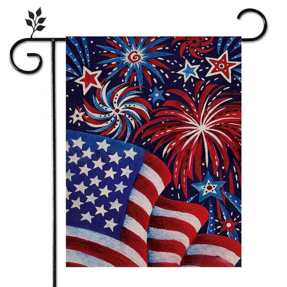 Garden Flags With Stand - 12" x 18"