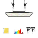 CT-100 Full Spectrum LED Grow Light - 100 Watts, 2x2 (4 sq ft), Small Fixture, Dimmable Knob, IR Diodes | Cultiuana - 2