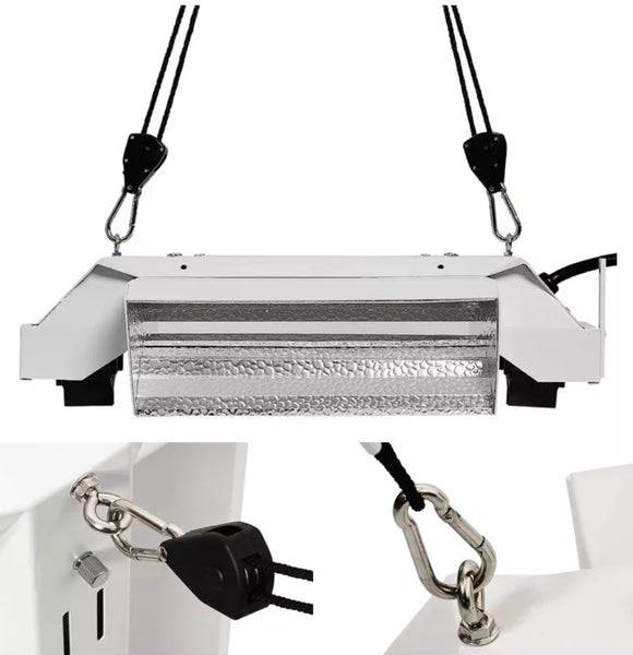 Cultiuana Grow Light Ratchet Hangers Yo-Yo - 2M Rope, Adjustable, 2 Per Pack